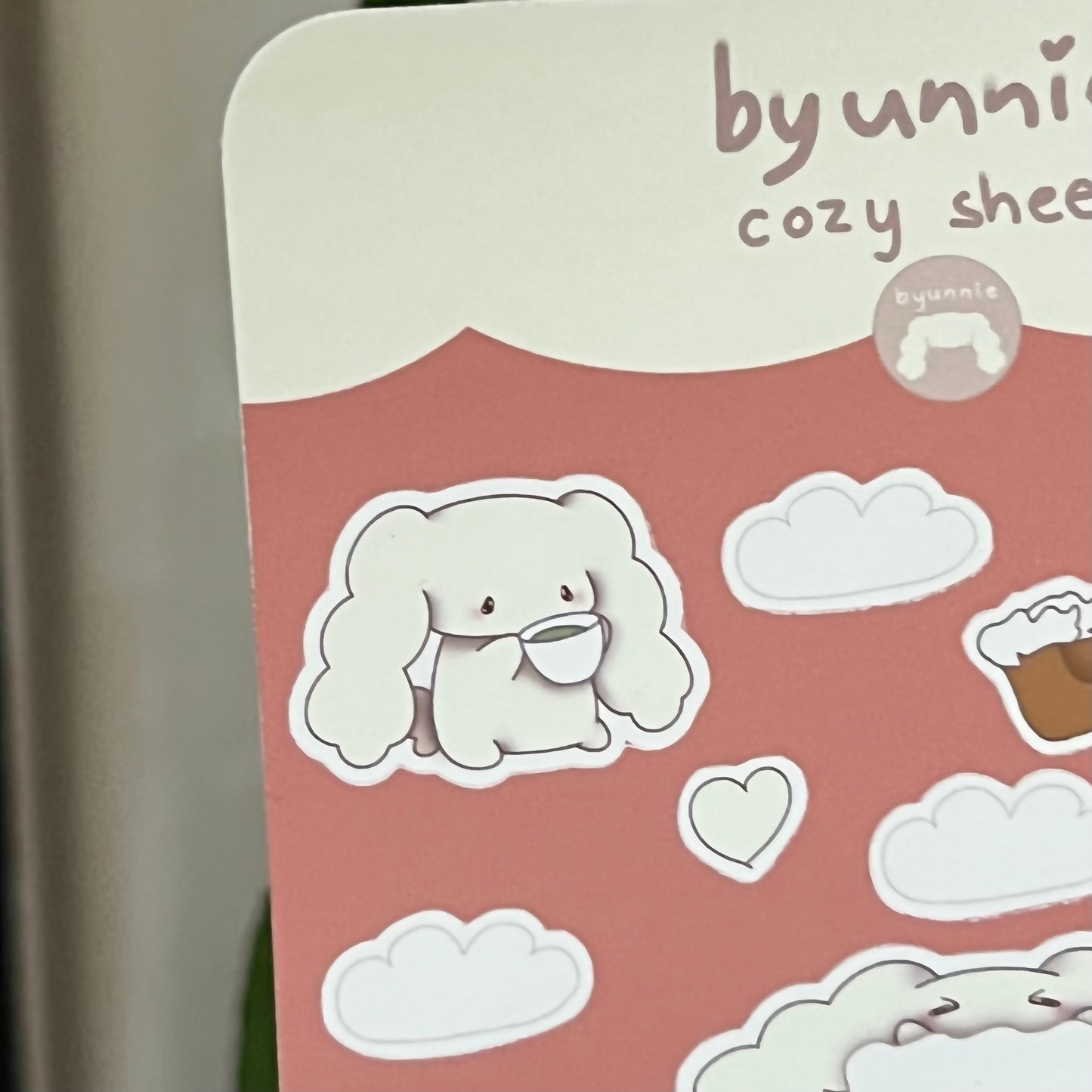 byunnie cozy - sticker sheet