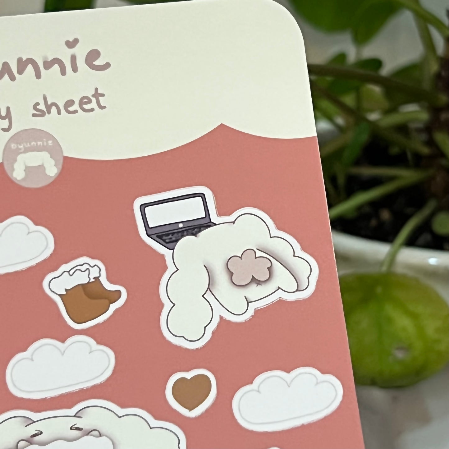 byunnie cozy - sticker sheet