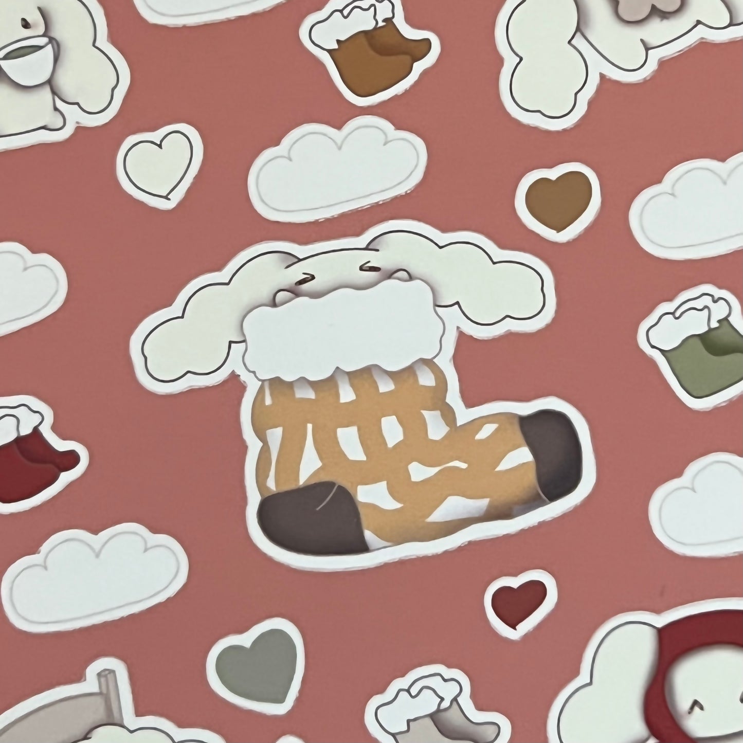 byunnie cozy - sticker sheet