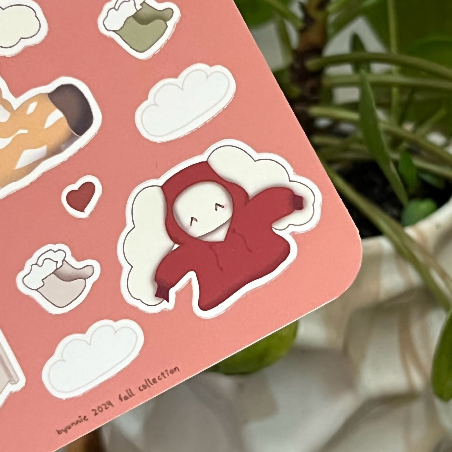 byunnie cozy - sticker sheet