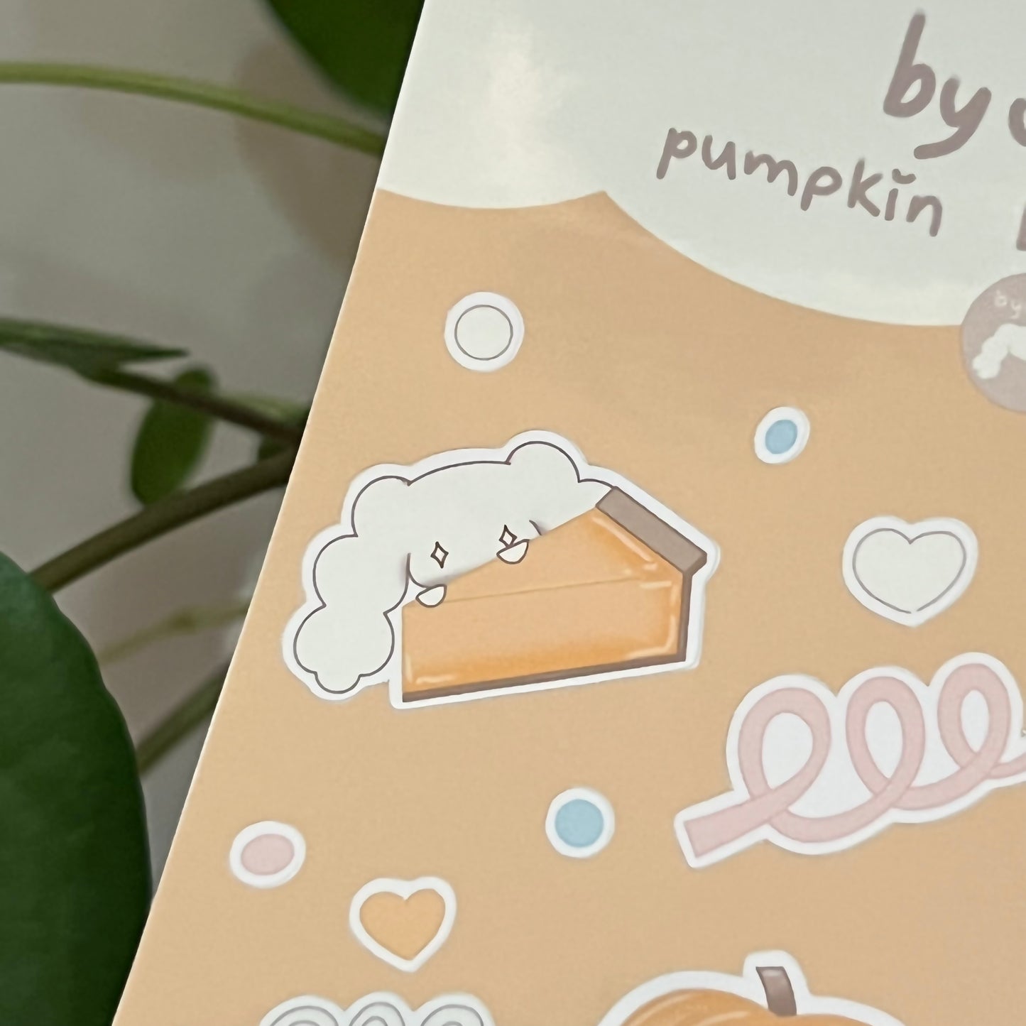 byunnie pumpkin baking - sticker sheet