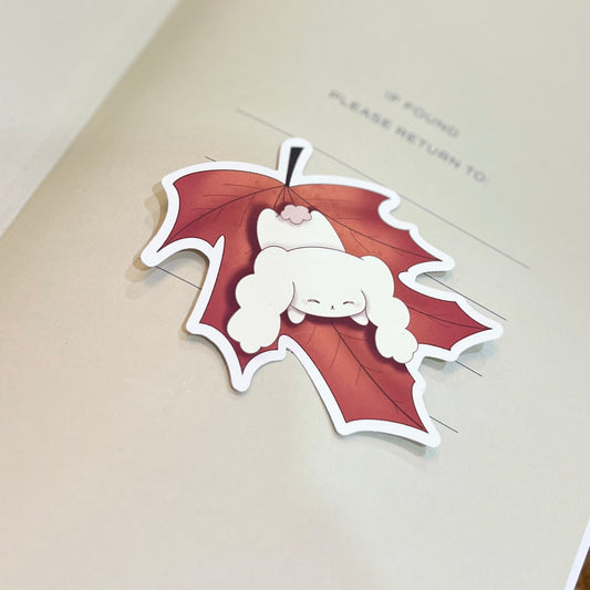 byunnie flying leaf - sticker