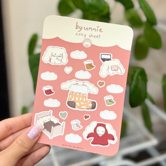 byunnie cozy - sticker sheet